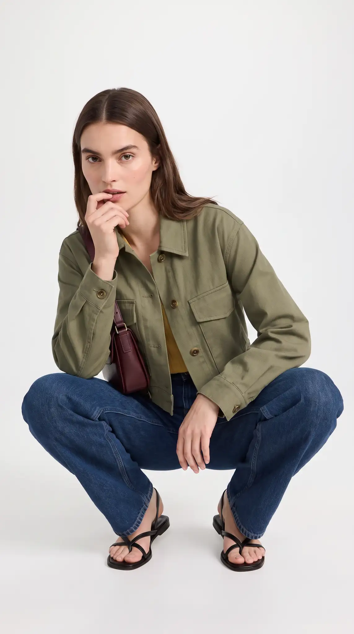 Crouch, Hand to Lips — ED10